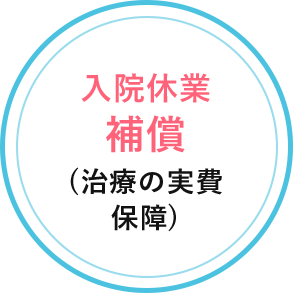 入院休業 補償(治療の実費保障)